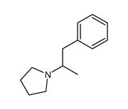 1-(1-methyl-2-phenyl-ethyl)-pyrrolidine结构式