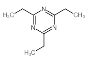 1,3,5-Triazine,2,4,6-triethyl- Structure