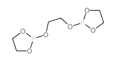 1,3,2-Dioxaphospholane,2,2'-[1,2-ethanediylbis(oxy)]bis- Structure
