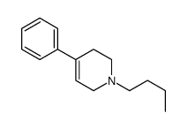1-butyl-4-phenyl-3,6-dihydro-2H-pyridine结构式