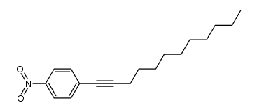 1-(1-dodecynyl)-4-nitrobenzene结构式