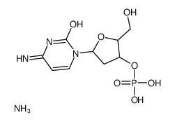 2'-脱氧胞苷-3'-单磷酸铵盐结构式
