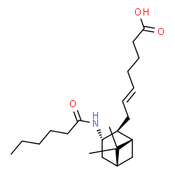 (5Z)-7-[(1S,5R)-6,6-Dimethyl-3β-[(1-oxohexyl)amino]bicyclo[3.1.1]heptan-2α-yl]-5-heptenoic acid picture