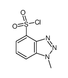 1-methyl-1H-benzotriazole-4-sulfonyl chloride Structure