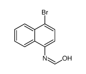 N-(4-溴-萘-1-基)-甲酰胺结构式