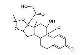 9-Chloro Triamcinolone Acetonide Structure