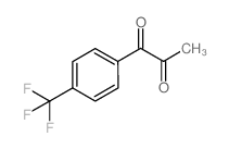 1-[4-(trifluoromethyl)phenyl]propane-1,2-dione Structure