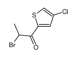 2-bromo-1-(4-chlorothiophen-2-yl)propan-1-one Structure