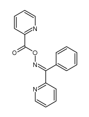 phenyl(pyridin-2-yl)methanone O-picolinoyl oxime Structure