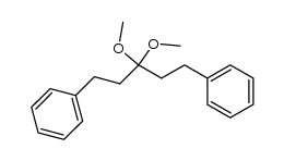 1,5-diphenylpentan-3-one dimethyl acetal结构式