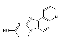 N-(3-methylimidazo[4,5-f]quinolin-2-yl)acetamide结构式