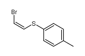 Z-β-bromovinyl p-tolyl sulfide Structure