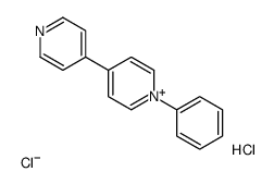 1-phenyl-4-pyridin-1-ium-4-ylpyridin-1-ium,dichloride Structure