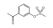 3-acetylphenyl methanesulfonate Structure