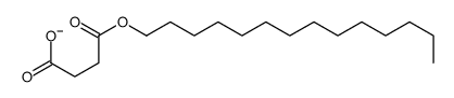 4-oxo-4-tetradecoxybutanoate结构式