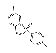 (Z)-1-methyl-4-((4-methylstyryl)sulfonyl)benzene结构式