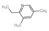 2-ethyl-3,5-dimethylpyridine Structure