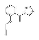 1-[1-(2-prop-2-ynoxyphenyl)ethenyl]imidazole Structure