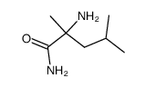 α-methylleucine amide Structure