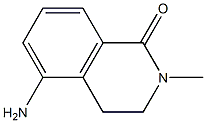 5-氨基-2-甲基-1,2,3,4-四氢异喹啉-1-酮结构式