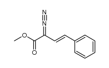 methyl (2-phenylvinyl)diazoacetate Structure
