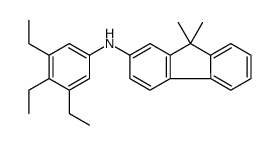 9,9-dimethyl-N-(3,4,5-triethylphenyl)fluoren-2-amine Structure