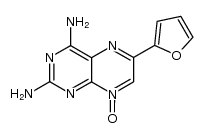 2,4-diamino-6-(2-furyl)pteridine 8-oxide Structure