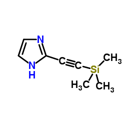 2-[(Trimethylsilyl)ethynyl]-1H-imidazole结构式