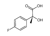 (R)-2-(4-fluorophenyl)-2-hydroxypropanoic acid结构式
