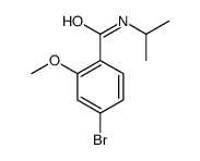 4-BROMO-N-ISOPROPYL-2-METHOXYBENZAMIDE Structure