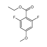 2,6-二氟-4-甲氧基苯甲酸乙酯结构式