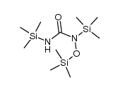 N-(trimethylsiloxy)-N,N'-bis(trimethylsilyl)urea结构式