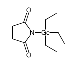 1-triethylgermylpyrrolidine-2,5-dione结构式