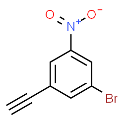 1-溴-3-乙炔基-5-硝基苯结构式