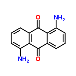 1,5-二氨基蒽醌结构式