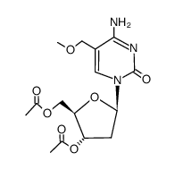 5-Methoxymethyl-3',5'-di-O-acetyl-2'-deoxycytidine结构式