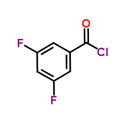 3,5-二氟苯甲酰氯结构式