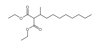 2-Decylmalonsaeure-diethylester Structure