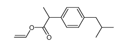 (R,S)-ibuprofen vinyl ester Structure