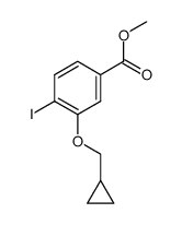 methyl 3-(cyclopropylmethoxy)-4-iodobenzoate结构式