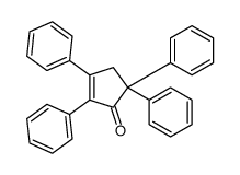 2,3,5,5-tetraphenylcyclopent-2-en-1-one结构式