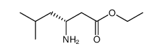 Hexanoic acid, 3-amino-5-Methyl-, ethyl ester, (R)-结构式