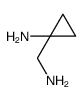 1-(aminomethyl)cyclopropan-1-amine结构式