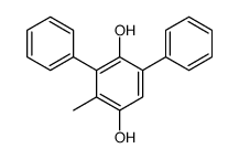 2-methyl-3,5-diphenylbenzene-1,4-diol结构式