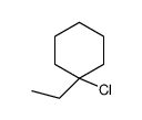 1-Chloro-1-ethylcyclohexane Structure