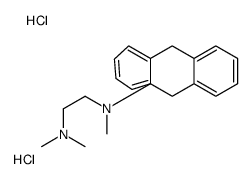 9,10-Ethanoanthracene,9,10-dihydro-11-(N-(2-dimethylaminoethyl)-N-methylamino)-,dihydrochloride Structure