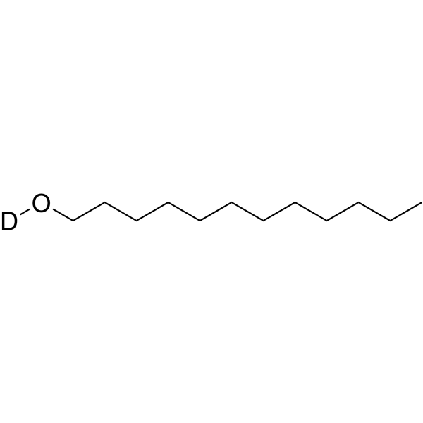 1-Dodecanol-d1 Structure