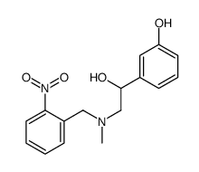 N-2-nitrobenzylphenylephrine结构式
