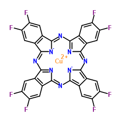 Copper(II) 2,3,9,10,16,17,23,24-Octafluorophthalocyanine (purified by subliMation) Structure
