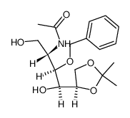 D-Glucitol, 2-(acetylamino)-2-deoxy-5,6-O-(1-methylethylidene)-3-O-(phenylmethyl)- picture